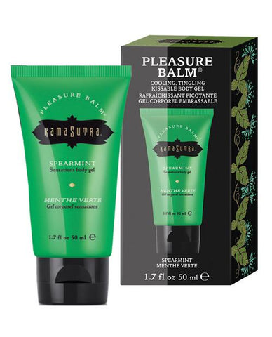 Kama Sutra Pleasure Balm Sensations - 1.7 Oz-Sexual Enhancers-Kama Sutra-Spearmint-Slightly Legal Toys